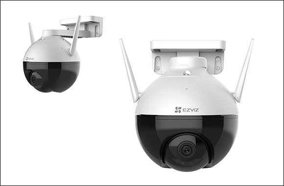 With the new EZVIZ C8C outdoor pan/tilt Wi-Fi camera's advanced technology