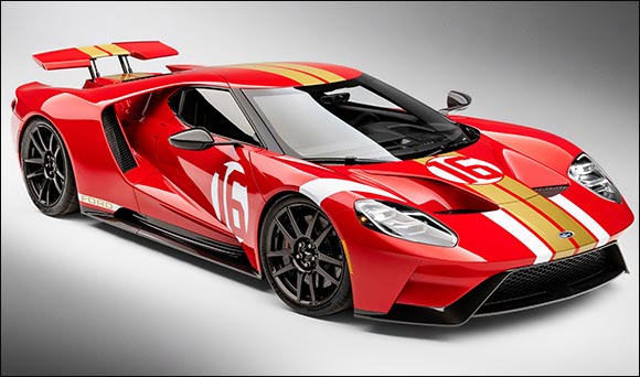 Ford GT Alan Mann Heritage Edition Celebrates Experimental GT Race Car Prototypes from 1966 at Chicago Auto Show