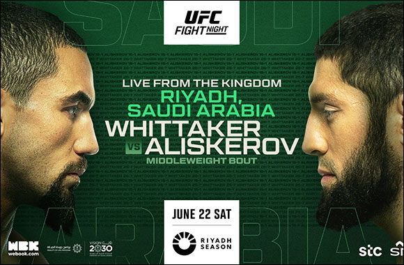 Big wins for Robert Whittaker, Alexander Volkov, and Shara Magomedov on historic night for UFC® in Saudi Arabia