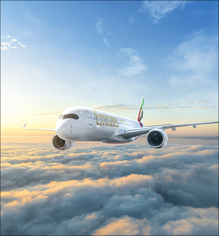 Emirates A350 debuts in Dammam